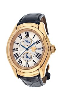 An early 21st century Franck Muller gold limited edition Master Banker wrist watch