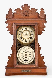 Charles W. Feishtinger calendar mantel clock