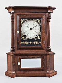 Atkins Clock Co., "London Model", 30 day fusee shelf clock.