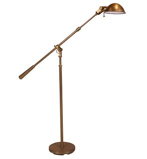 Contemporary Ralph Lauren Brass Equilibrium Floor Lamp