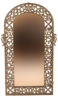 Art Nouveau Style Iron Mirror