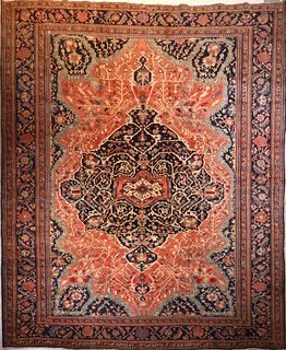 Large Sarouk Fereghan Carpet