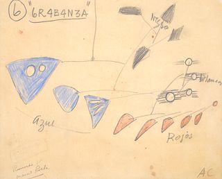 Alexander Calder Mobile Drawing