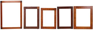 Five Maple Picture Frames