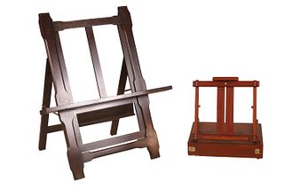 Two Wood Easels