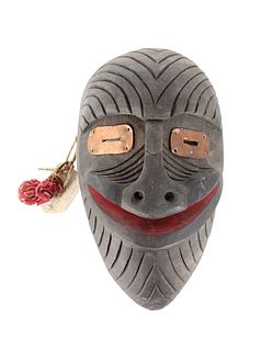 Iroquois False Face Smiling Mouth Mask