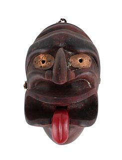 Iroquoise False Face Protruding Tongue/Bi-Funnelate Mask