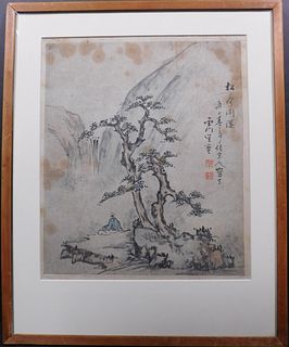 Yun Men: Man Sitting Under Tree c. 1555