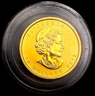 2013 Canada 1/4oz Gold $10 SUPERB GEM BU