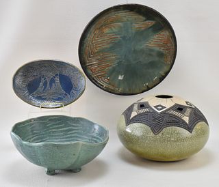 RAGNAR NAESS POTTERY PLATE & MORE