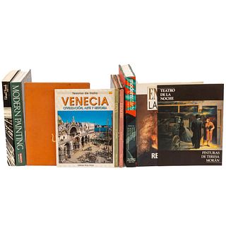 Libros sobre Pintura Europea. Títulos:  -Myers, Bernard L. Goya.  -Hayes, Colin. Renoir.  -Braunfels, Wolfgang. Vin...