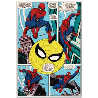 Marvel Comics "Amazing Spider-Man #90" Numbered Limited Edition Giclee on Canvas by Gil Kane with COA.