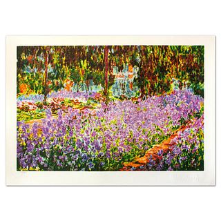 Claude Monet, "Le Jardin De Monet" Limited Edition Lithograph with Certificate of Authenticity.