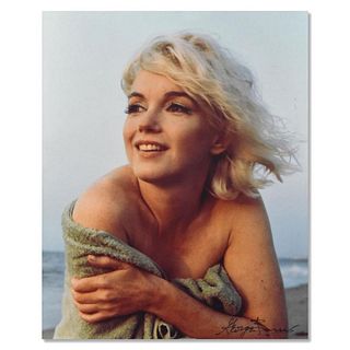 George Barris (1922-2016), "Marilyn Monroe: The Last Shoot" Photograph Printed from the Original Negative, Hand Signed and with Letter of Authenticity