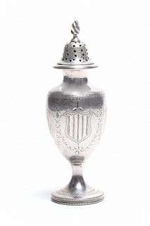 A Coin Silver Caster, George Sharp for Bailey & Co. 