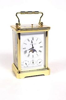 Tiffany & Co. Carriage Clock w/ Moon Phase Dial