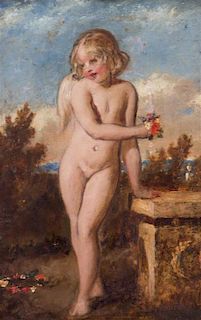 Attributed to William Etty, (British, 1787-1849), Study of Cupid