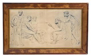 Frederick Hollyer, (British, 1837-1933), Photograph of a Classical Frieze