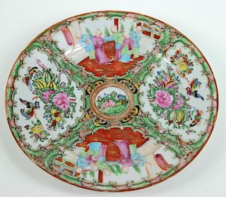 CHINESE ROSE MEDALLION PLATE