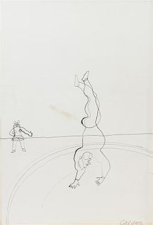Alexander Calder, (American, 1898-1976), The Handstand with Girl, 1932