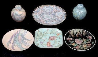 SIX PIECE CHINESE TRADER PORCELAIN