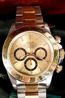 Rolex Oyster Perpetual Watch w/ Champagne Dial