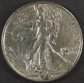1921 WALKING LIBERTY HALF DOLLAR AU/BU