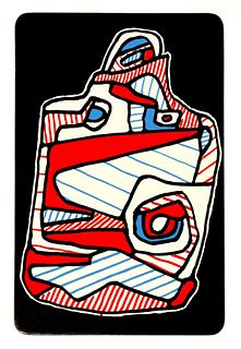Jean Dubuffet - 4: La Valise (from Banque a l'Hourlope)