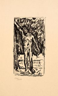 Pierre Bonnard - Bather: Homage to Cezanne