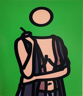Julian Opie - Ruth with cigarette 5
