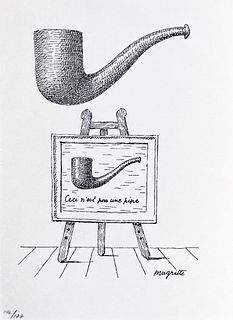 Rene Magritte - Untitled (Pipe)