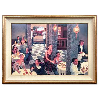 Jack Cowan, "Just Dessert" Framed Limited Edition on Canvas, Numbered 153/200 and Hand Signed with Letter of Authenticity.