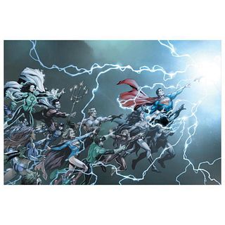 DC Comics, "DC Universe: Rebirth #1" Numbered Limited Edition Giclee on Canvas by Gary Frank with COA.