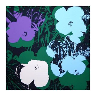 Andy Warhol "Flowers 11.64" Silk Screen Print from Sunday B Morning.