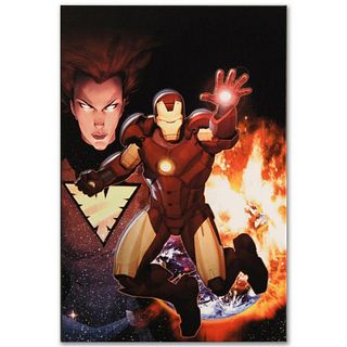 Marvel Comics "Iron Age: Alpha #1" Numbered Limited Edition Giclee on Canvas by Ariel Olivetti with COA.