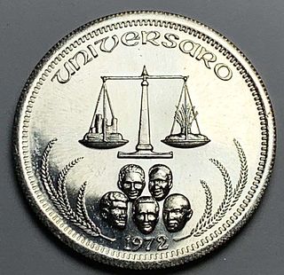 1972 Universaro World Trade 1 ozt .999 Silver 