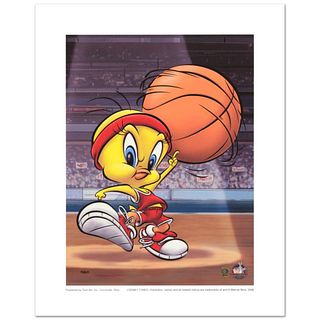 Roundball Tweety Limited Edition Giclee from Warner Bros., Numbered with Hologram Seal and Certificate of Authenticity.