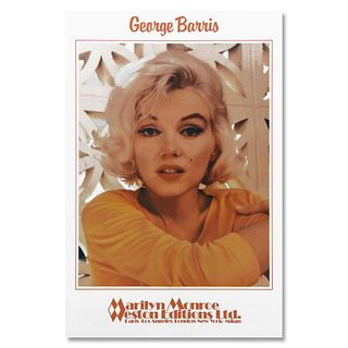 George Barris (1922-2016), "Ethereal Pleasure" Poster of Marilyn Monroe with Official Edward Weston Collection Stamp and Letter of Authenticity
