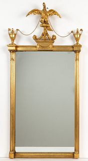 NEOCLASSICAL-STYLE GILT MIRROR