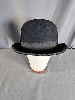 Antique John David Bowler/Derby Hat