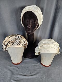 3 Vintage Ladies Turban Hats - Mr Kurt and More