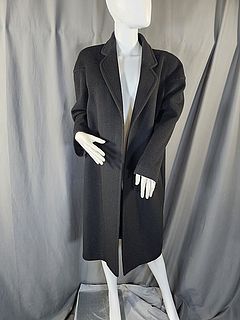 Vintage Liliane Burty Black Wool Coat