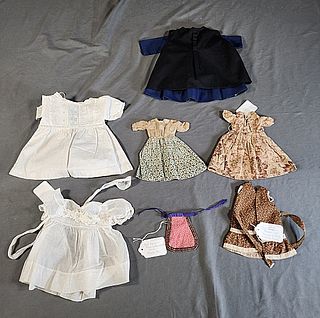 Group of Vintage Doll Clothes 