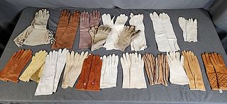 20 Pairs of Antique and Vintage Gloves 1920-1960
