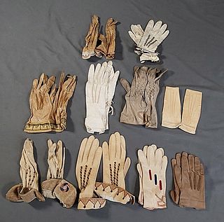 10 Pairs of Art Deco Gloves- Childrens and more