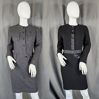 2 c1980 Custom Dresses by Halston, Pattern