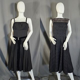 2 Vintage Black Cocktail Dresses - Suzy Perette, more