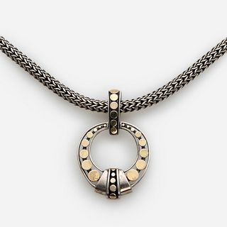  John Hardy Dot Collection Necklace in Sterling + 18k