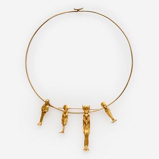 18k Egyptian Pendant Necklace by the Metropolitan Museum of Art