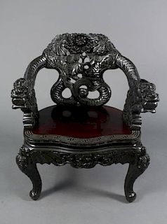 Japanese Hardwood Chair from Gold Eagle Tavern SC